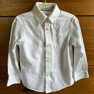 Boys 3T White Formal Button Shirt